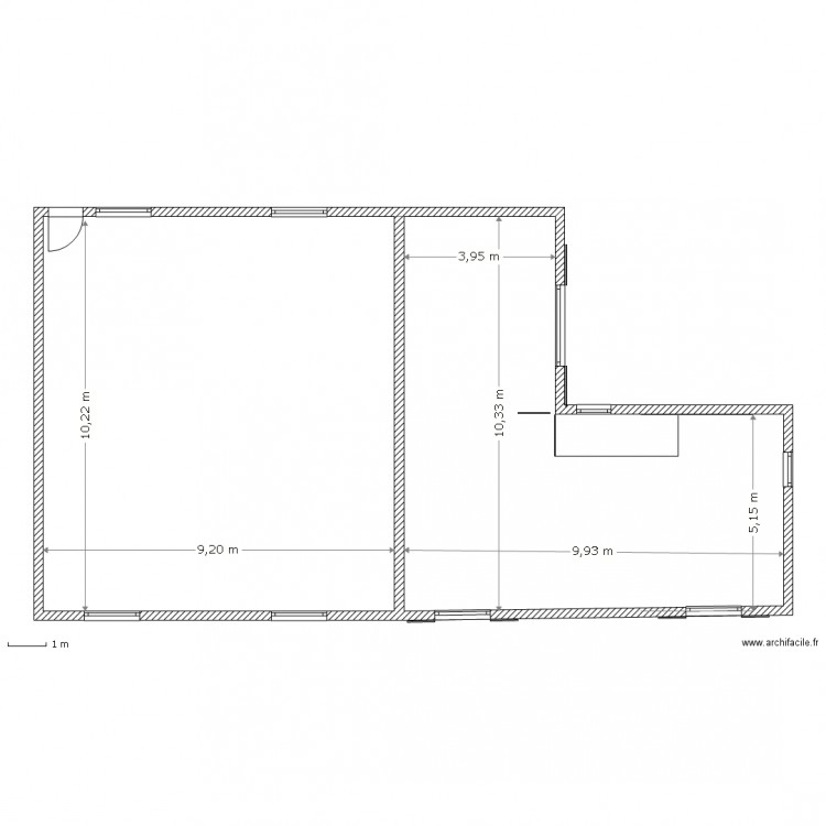 batiment  projet . Plan de 0 pièce et 0 m2