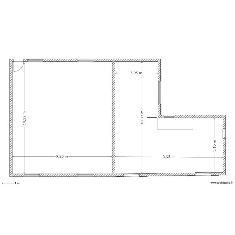 batiment  projet . Plan de 
