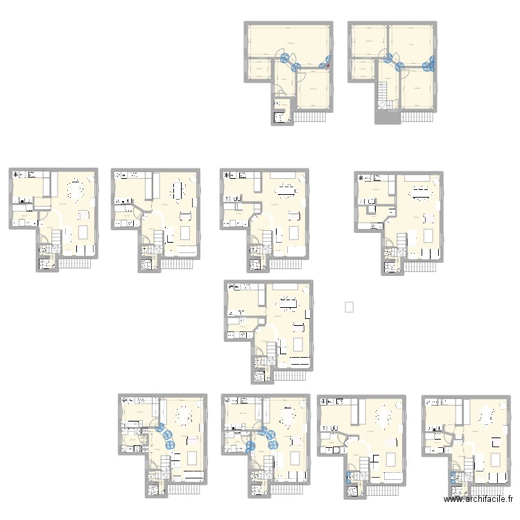 maison_bas_V3 . Plan de 61 pièces et 559 m2