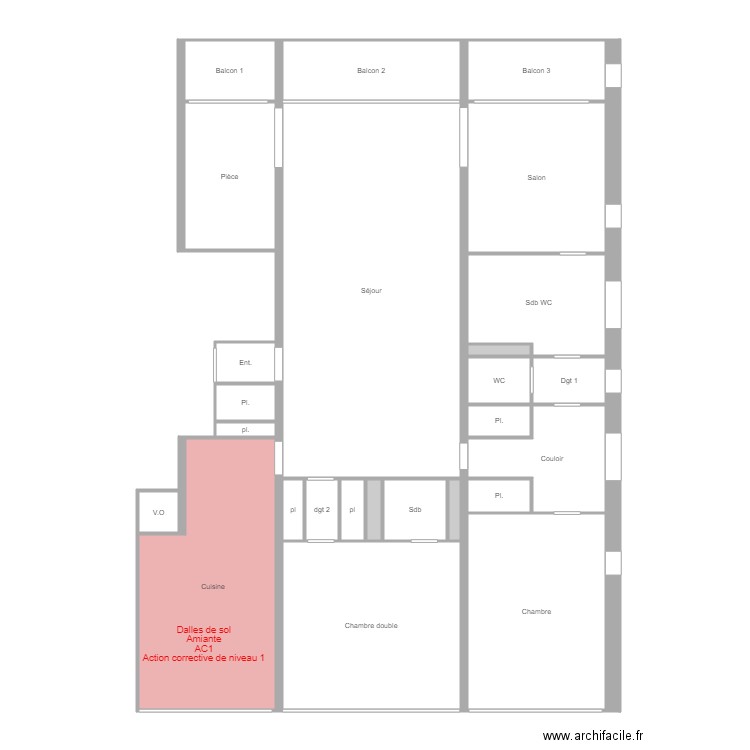 QUAI DOUMER. Plan de 0 pièce et 0 m2