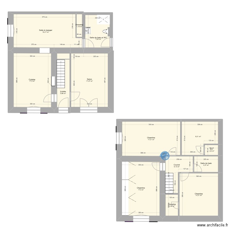 Chantesse . Plan de 0 pièce et 0 m2