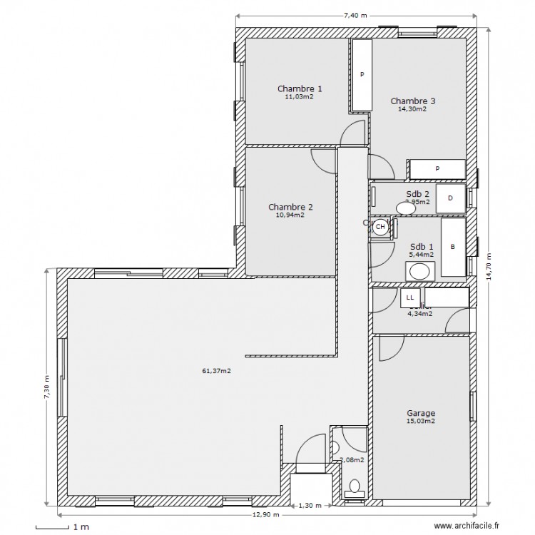 YUCCA. Plan de 0 pièce et 0 m2