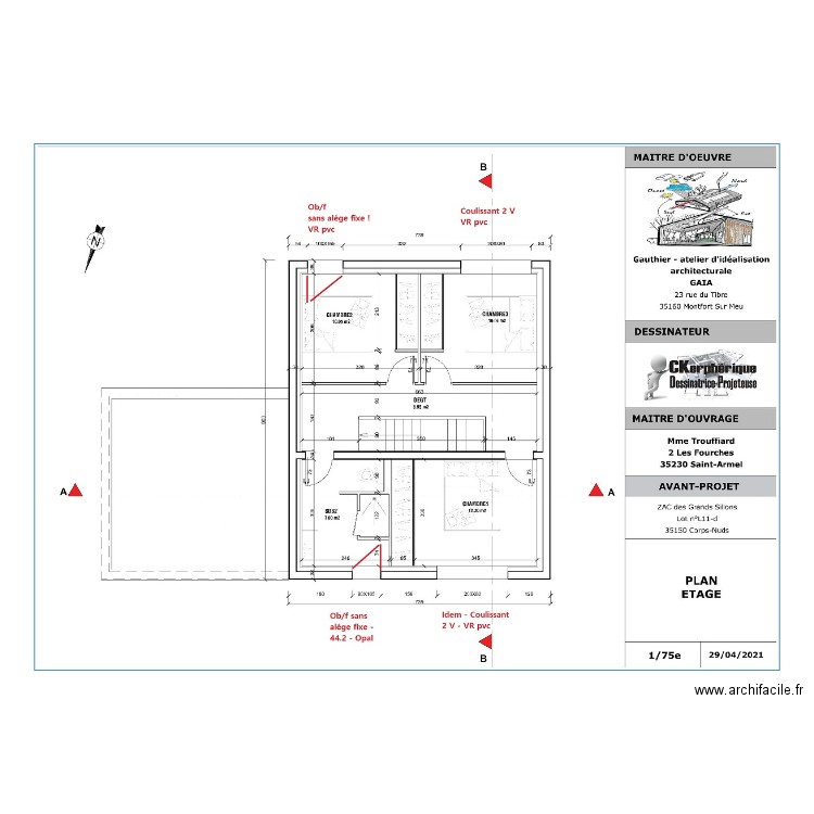 Trouffiard ETG Vide. Plan de 0 pièce et 0 m2