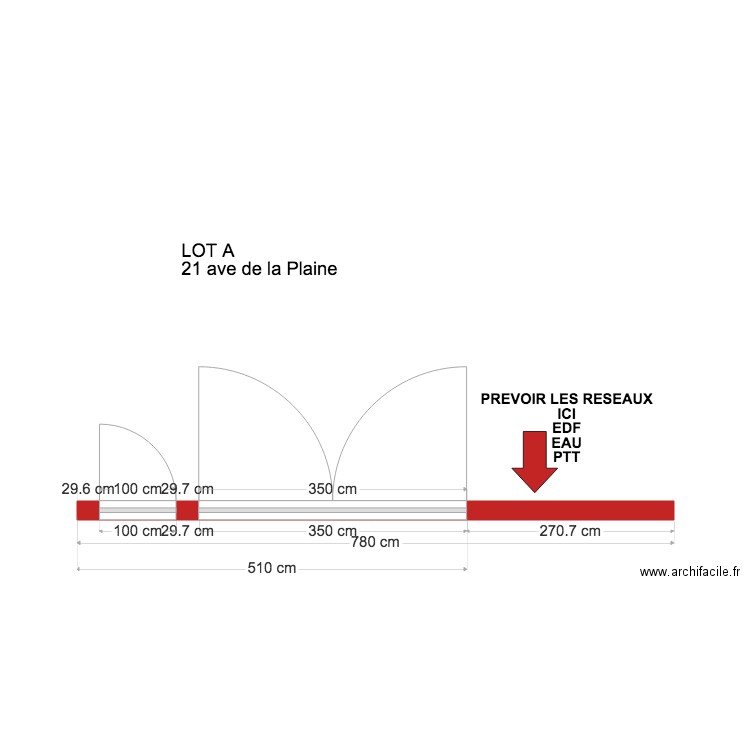 cloture LOT A Plaine 06 2019. Plan de 0 pièce et 0 m2