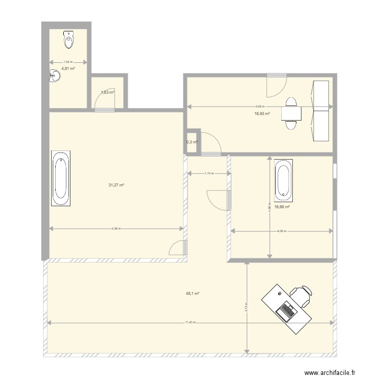 MAGASIN RACHEL 1. Plan de 0 pièce et 0 m2