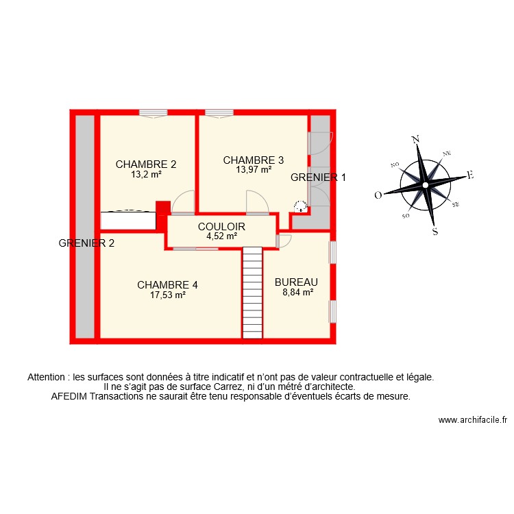 BI 6427 ETAGE . Plan de 0 pièce et 0 m2