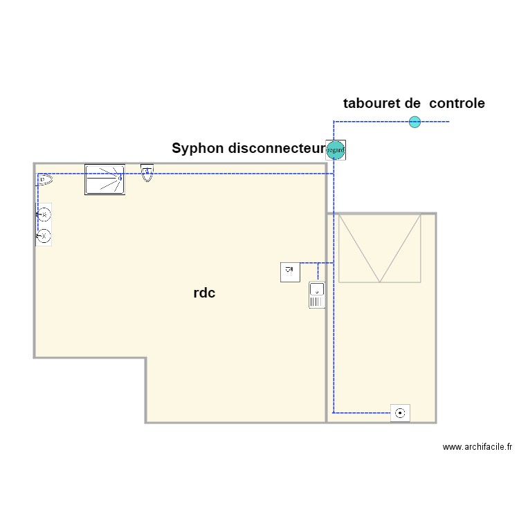 bezard 1073 ass. Plan de 2 pièces et 78 m2