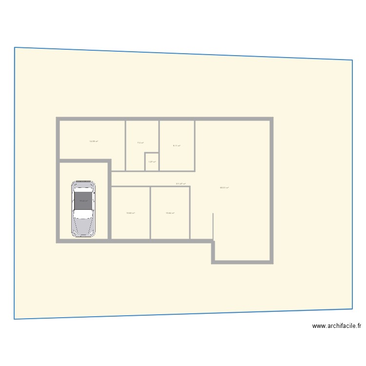 Maison Passerelle. Plan de 0 pièce et 0 m2