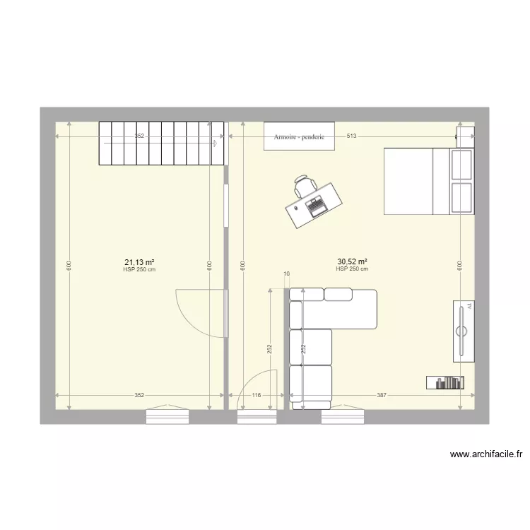 Audrey maisonnette. Plan de 