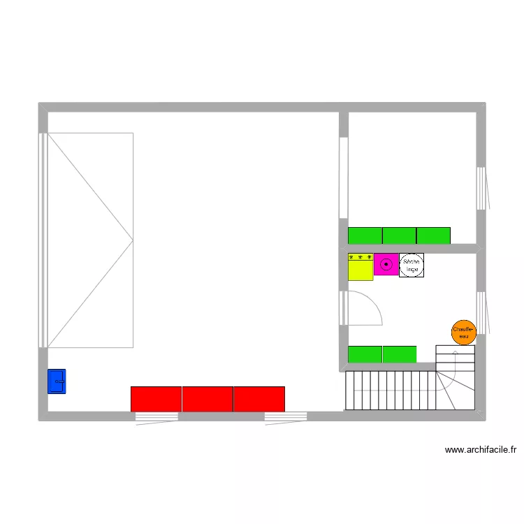 SOUS SOL AMENAGEMENT. Plan de 