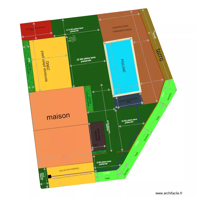 plan de masse. Plan de 