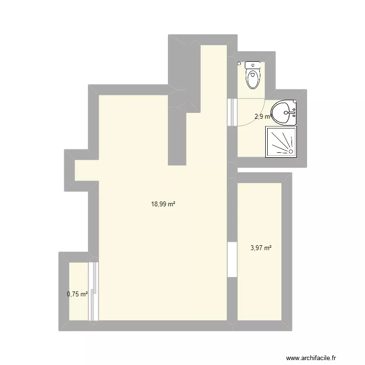 Appartement. Plan de 