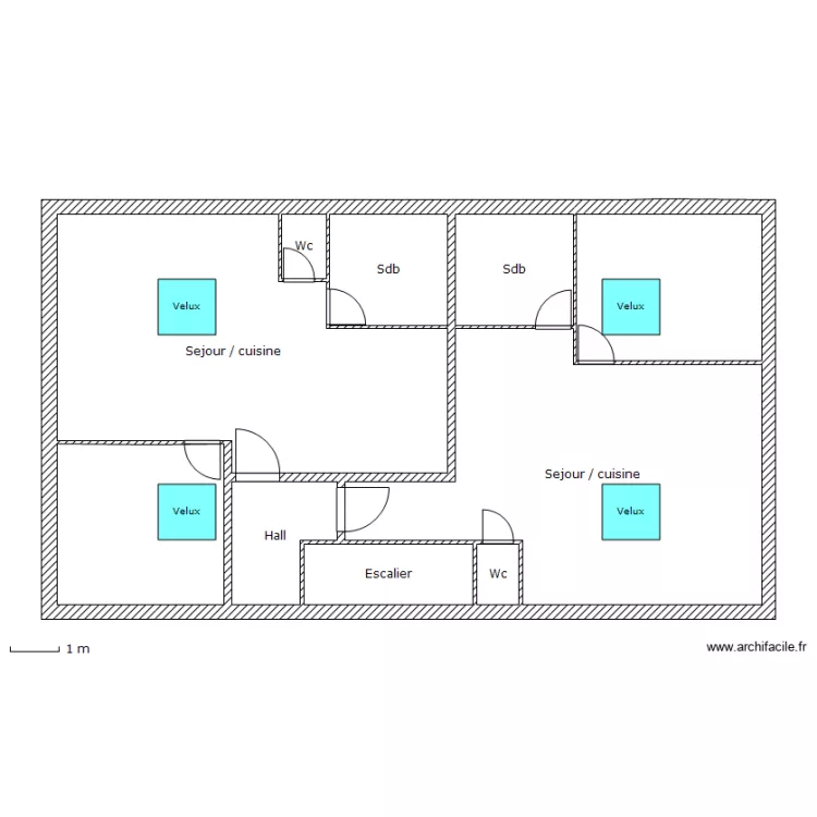 Cavaillon etage 2. Plan de 