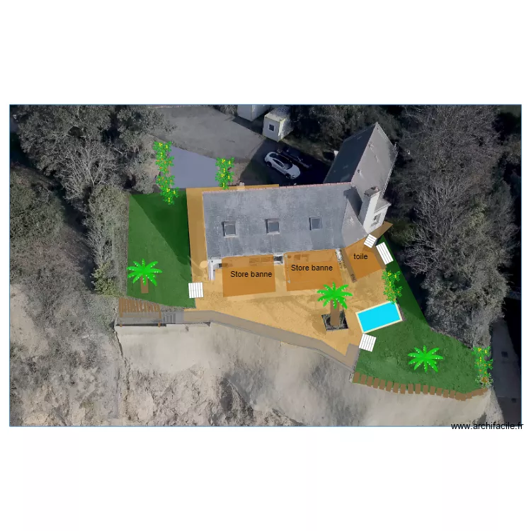 Plan terrasse st marc 04-22 bannes. Plan de 