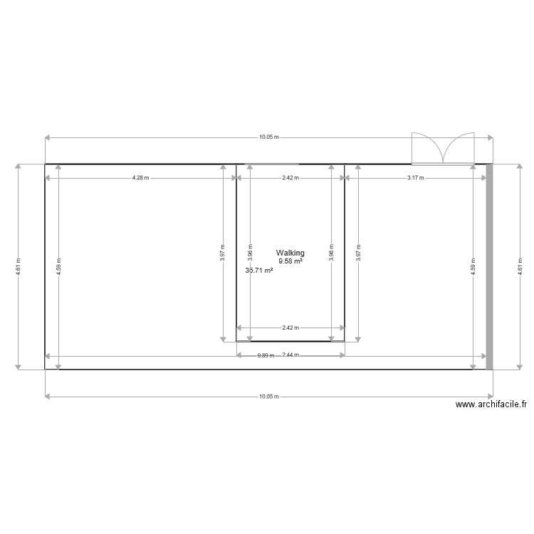 hkf sales area . Plan de 0 pièce et 0 m2