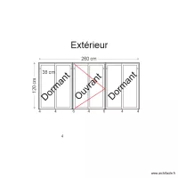 Fen&ecirc;tre style atelier 6 vantaux