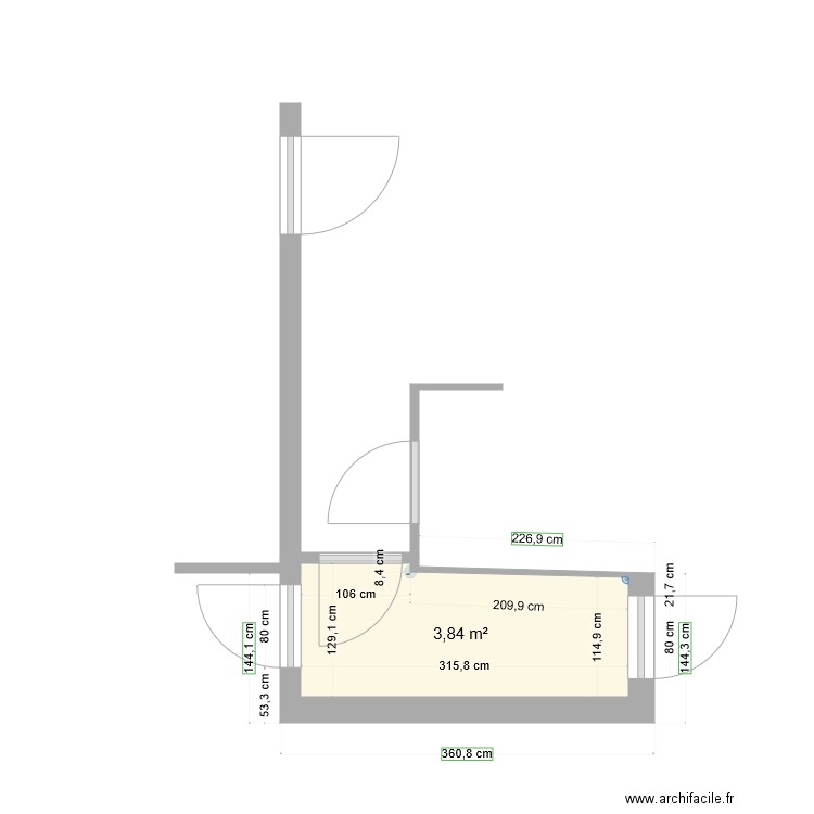 Palier aprés. Plan de 0 pièce et 0 m2
