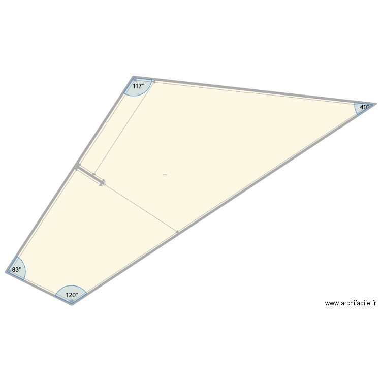 PATRICK TERRAIN 9. Plan de 1 pièce et 967 m2