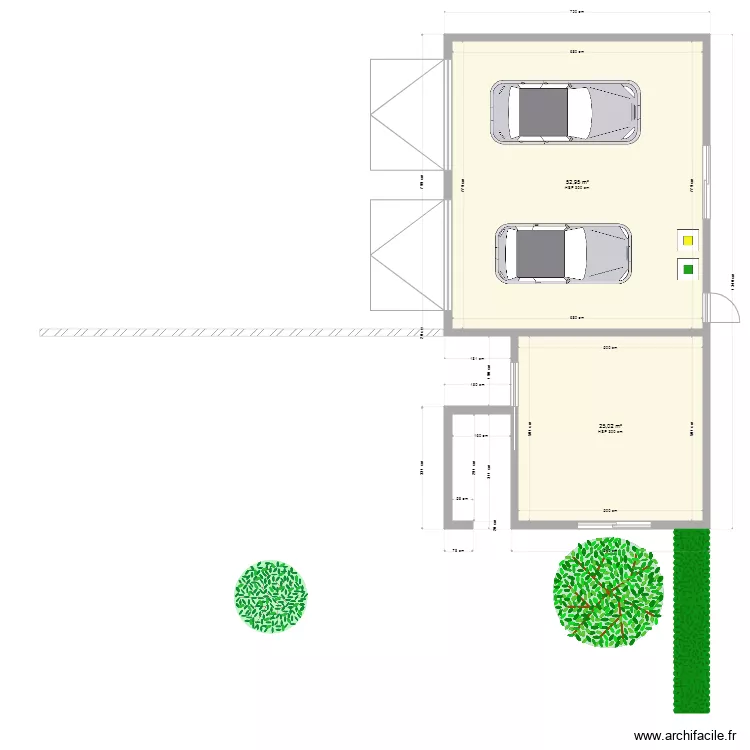 garage1. Plan de 