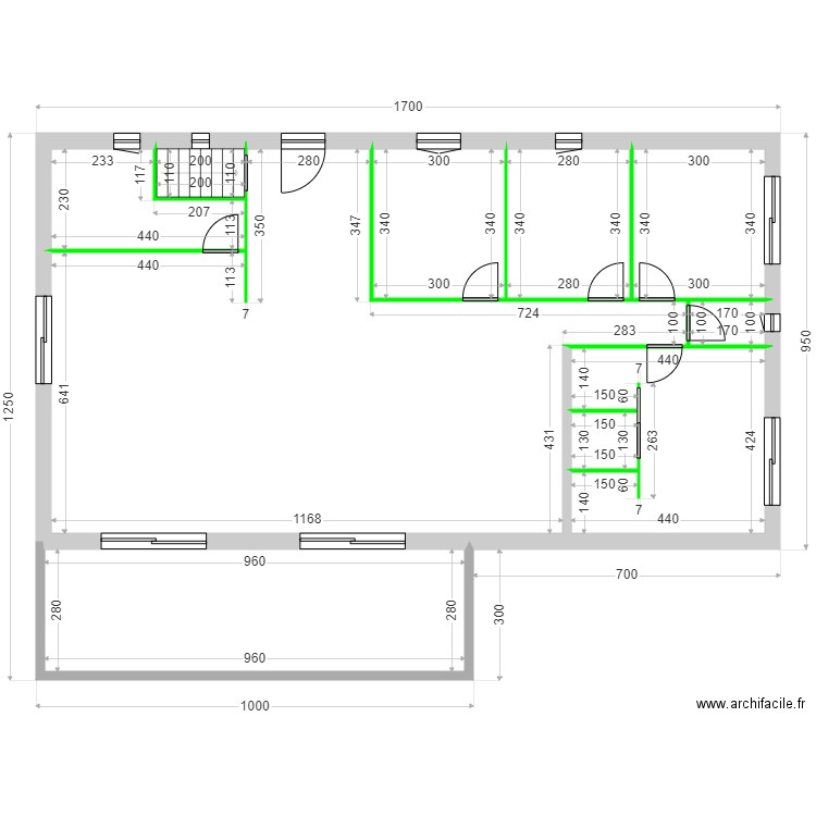 BAC Romann hab. Plan de 0 pièce et 0 m2