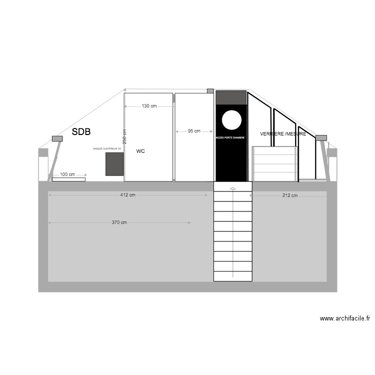 ELEVATION DD COMBLE . Plan de 0 pièce et 0 m2