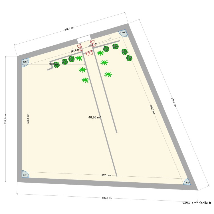 plan masse Mirabello. Plan de 0 pièce et 0 m2