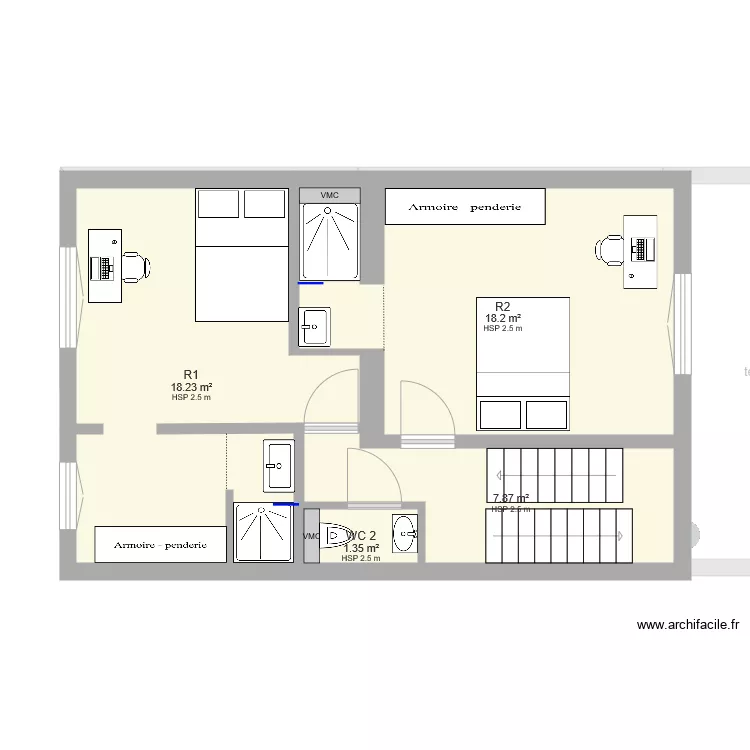 Couronne 1111. Plan de 