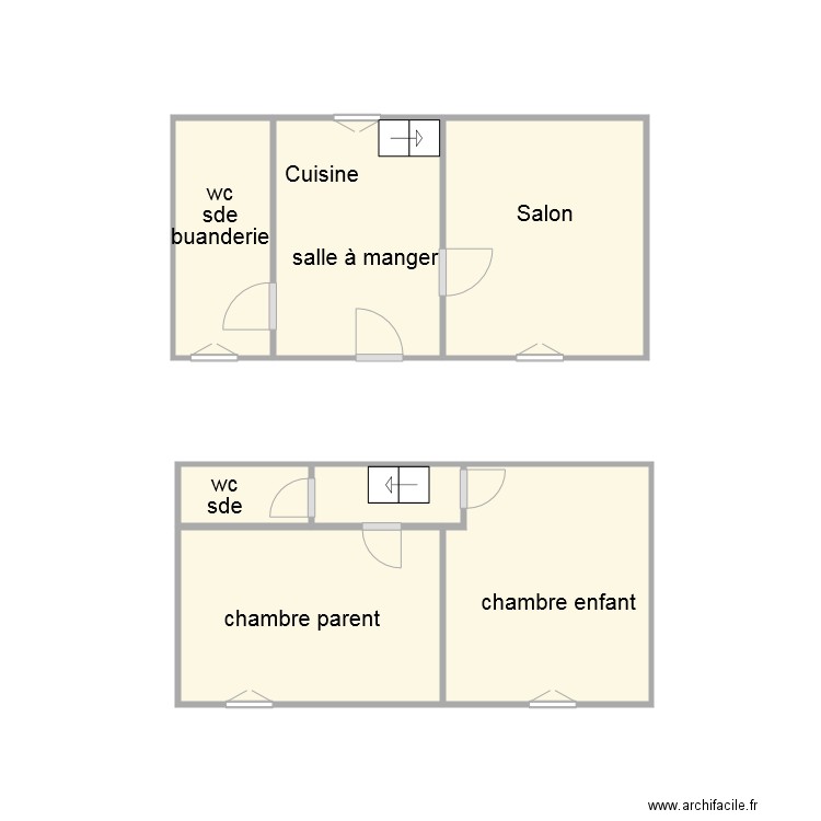 projet Goutagnieux Chevrieres . Plan de 0 pièce et 0 m2