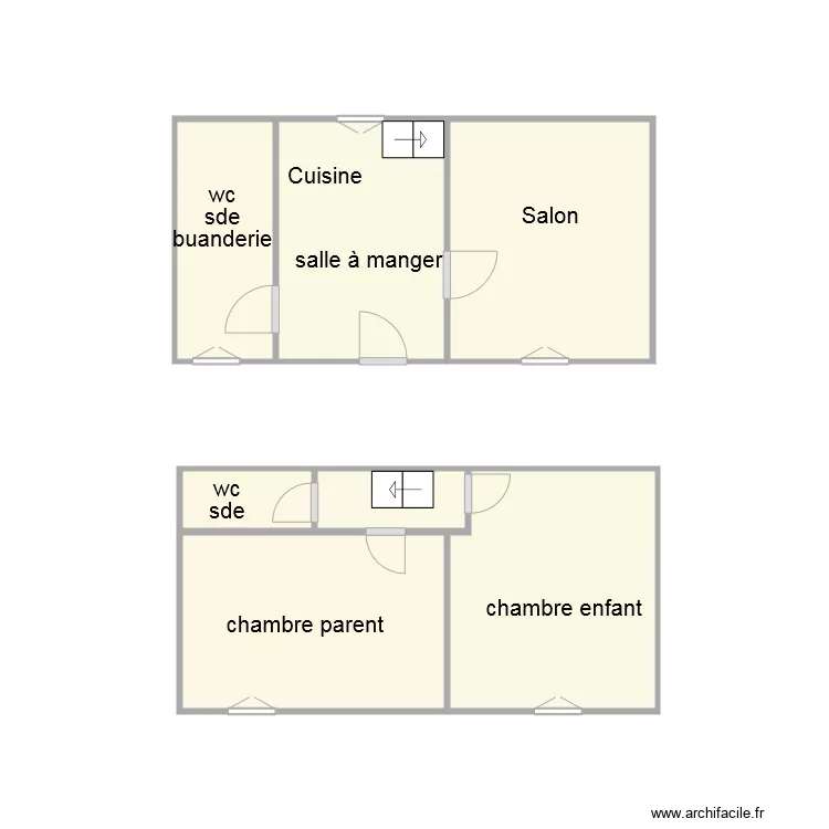 projet Goutagnieux Chevrieres . Plan de 