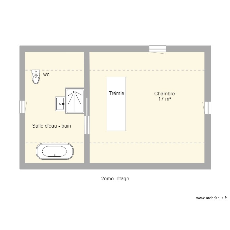 87G6090 combles. Plan de 0 pièce et 0 m2