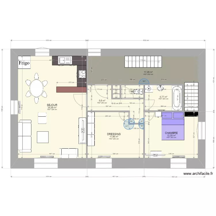 LOGEMENT 1er. Plan de 
