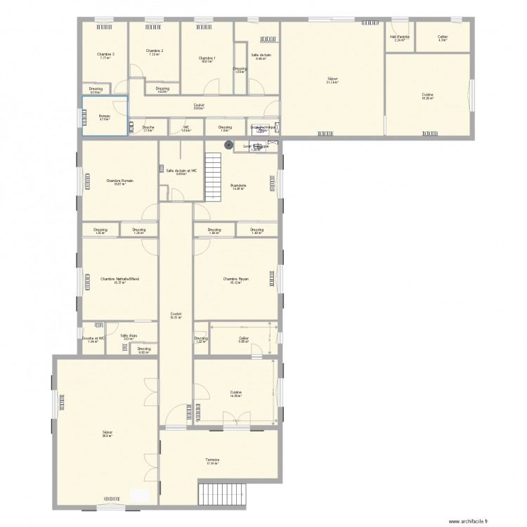 maison pm rn radia1. Plan de 0 pièce et 0 m2