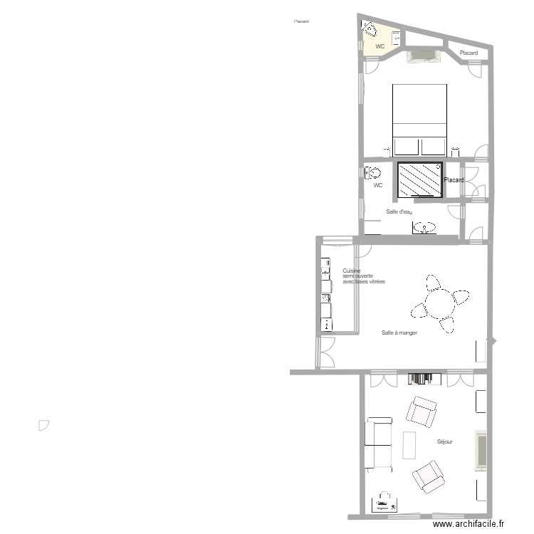 Plan Projet 31 Chomel. Plan de 0 pièce et 0 m2
