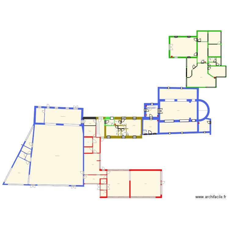 église 2. Plan de 0 pièce et 0 m2