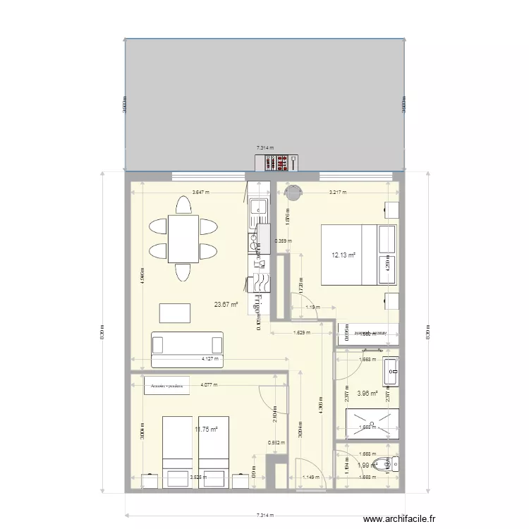 Appart N 5. Plan de Appart N 5. Plan de