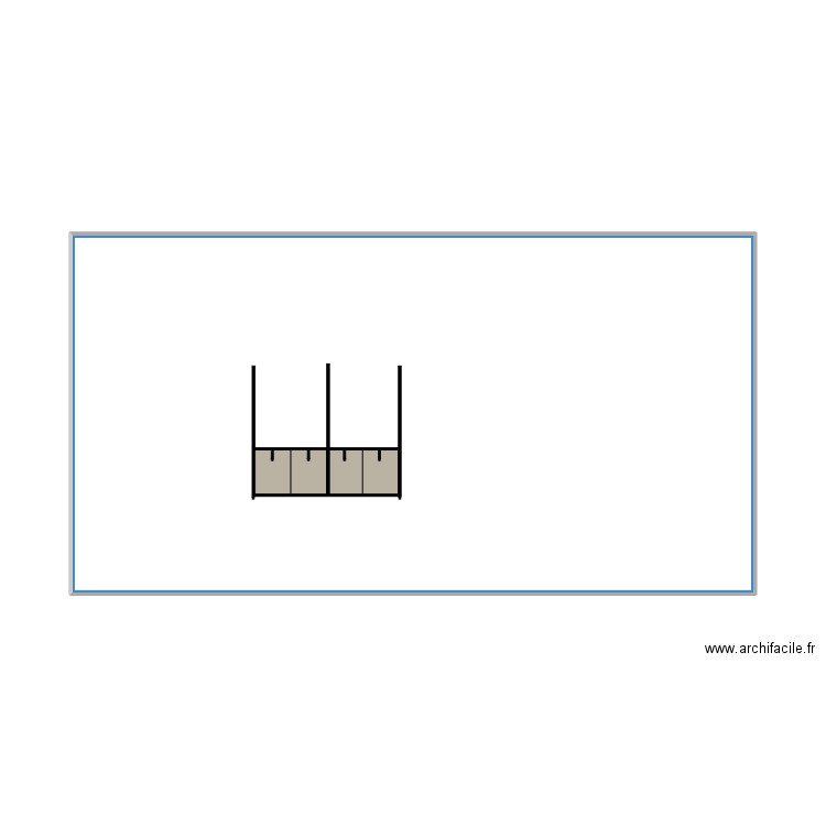 RANGEMENT OLUT DACTYL. Plan de 1 pièce et 47 m2