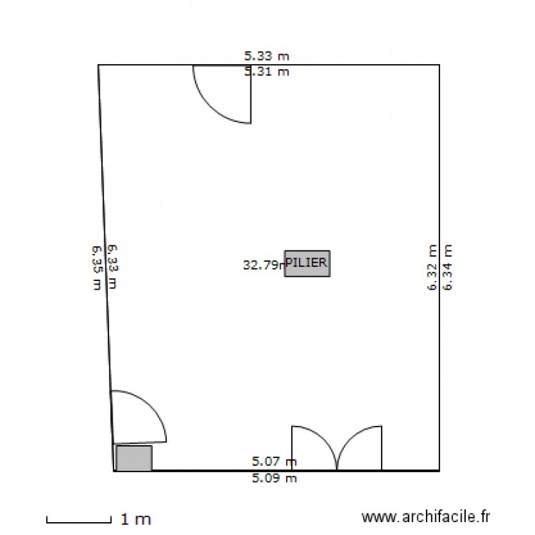 GITE definitif. Plan de 0 pièce et 0 m2