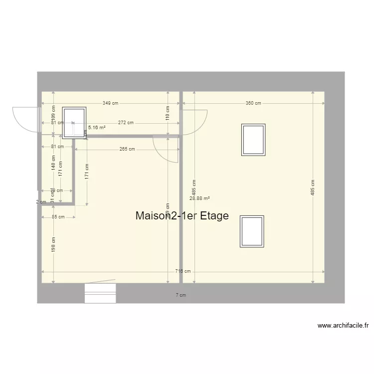 SPDR17EtageB&acirc;t2menuiseries1. Plan de 