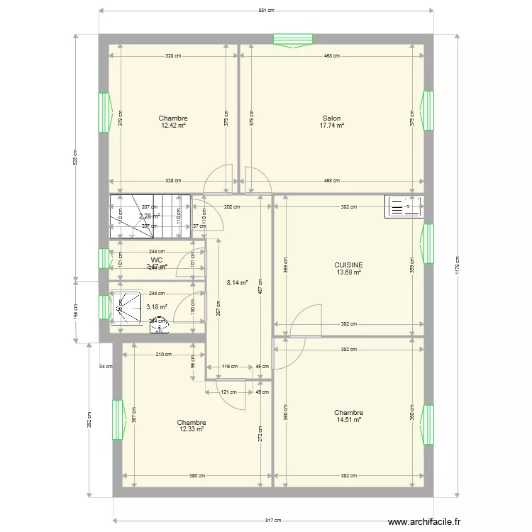 BENRABAH. Plan de BENRABAH. Plan de