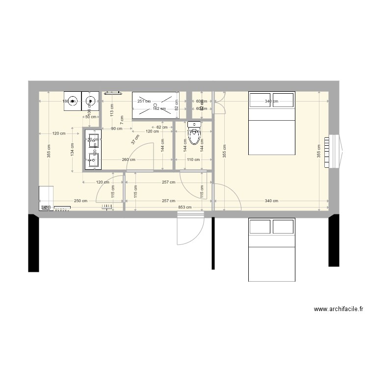 GARAG. Plan de 0 pièce et 0 m2