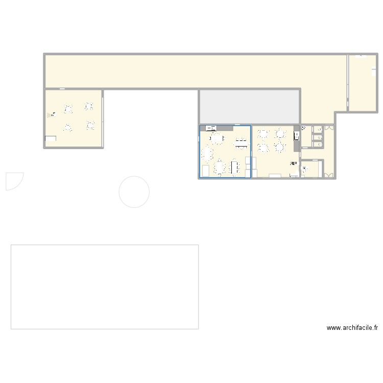 ALSH QUEVERT LIP DUB. Plan de 12 pièces et 745 m2