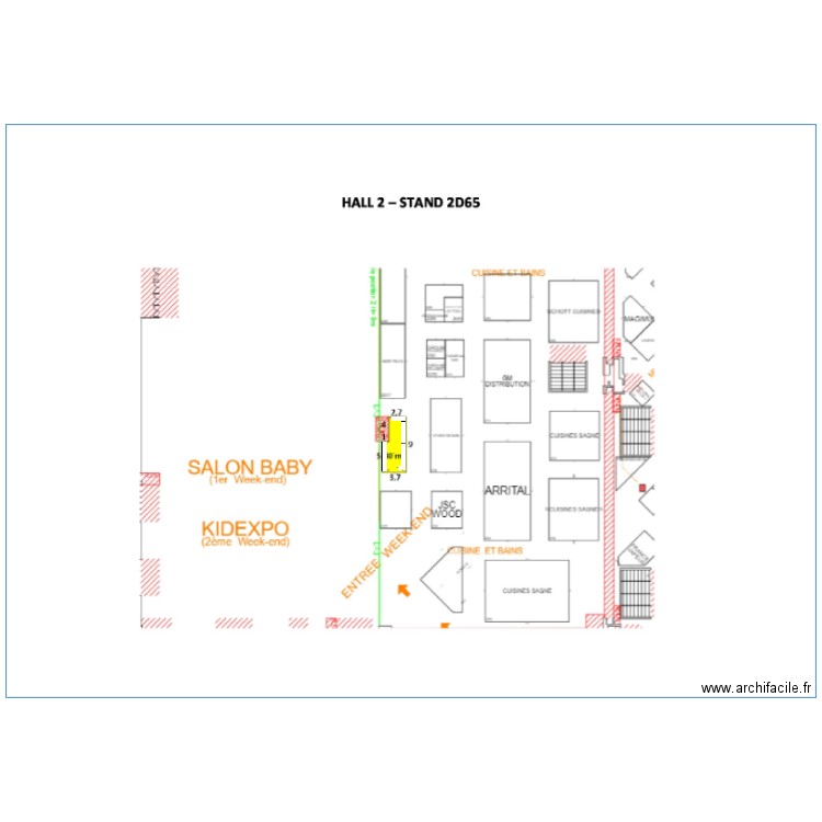 Foir de Lyon 2020. Plan de 0 pièce et 0 m2