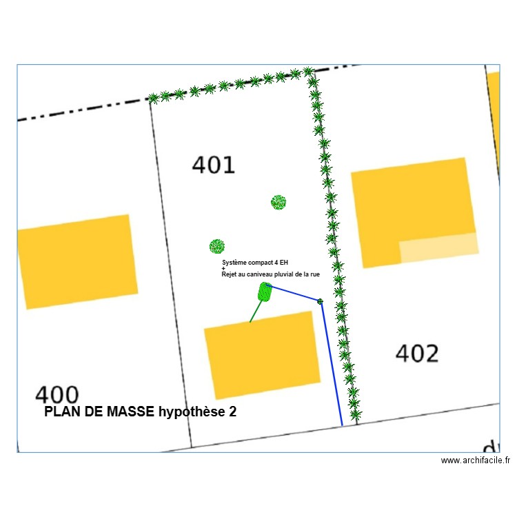 Menager drain. Plan de 0 pièce et 0 m2