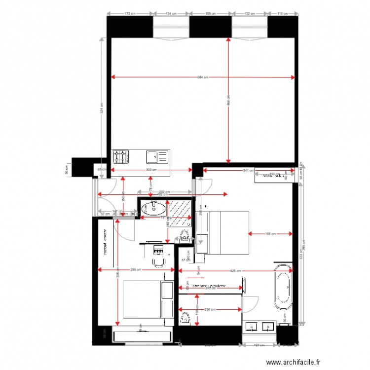 PLAN NICE FRANCIS. Plan de 0 pièce et 0 m2