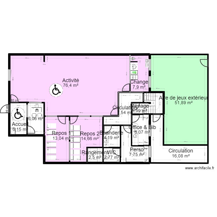 78 TRAPPES 42 LECLERC Urba_Urbain 210223. Plan de 27 pièces et 391 m2