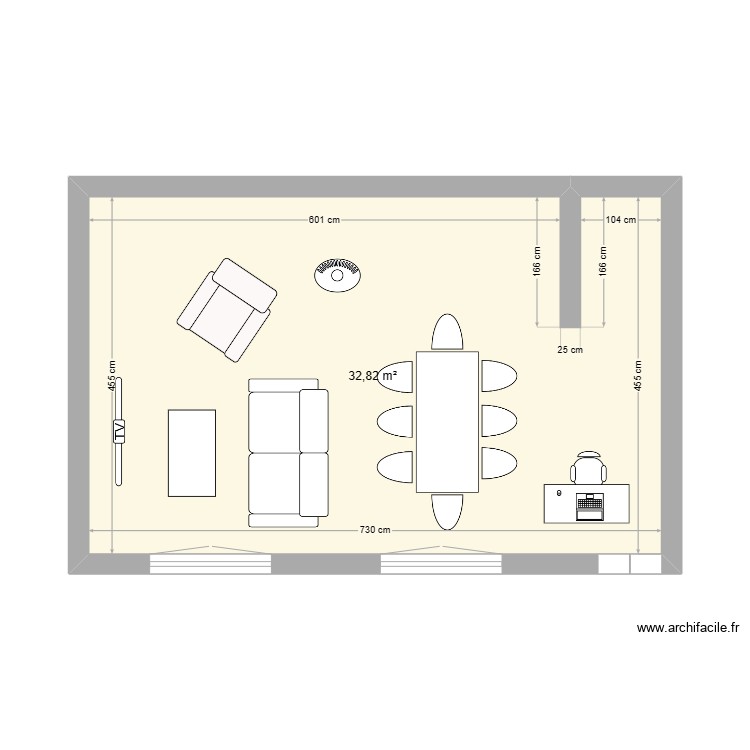 Plan Salon Salle à Manger