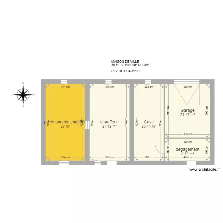 ROLLAND SEON. Plan de ROLLAND SEON. Plan de