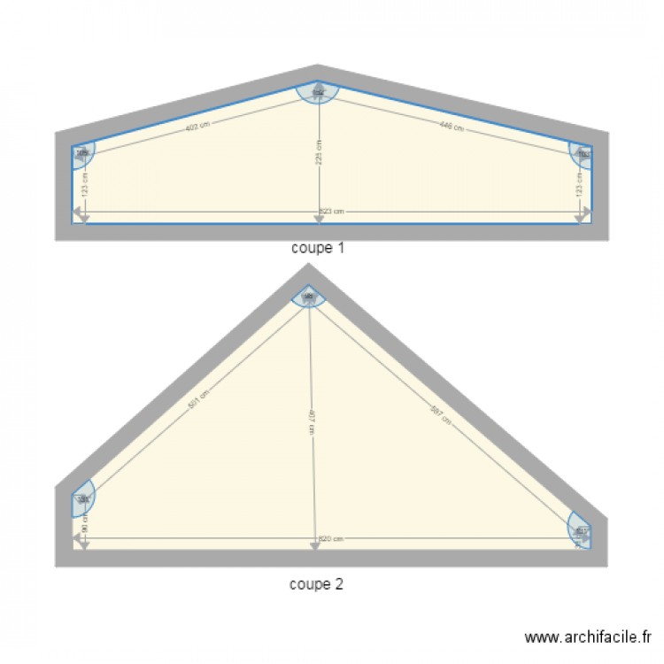 Gallon coupe. Plan de 0 pièce et 0 m2