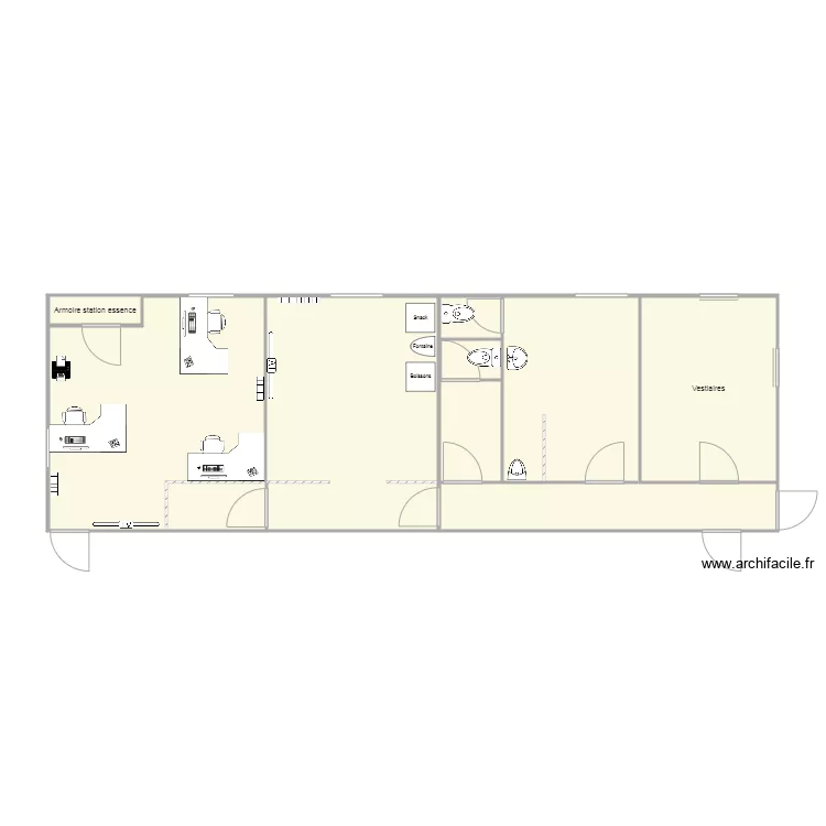 CDTD plan locaux sociaux. Plan de 