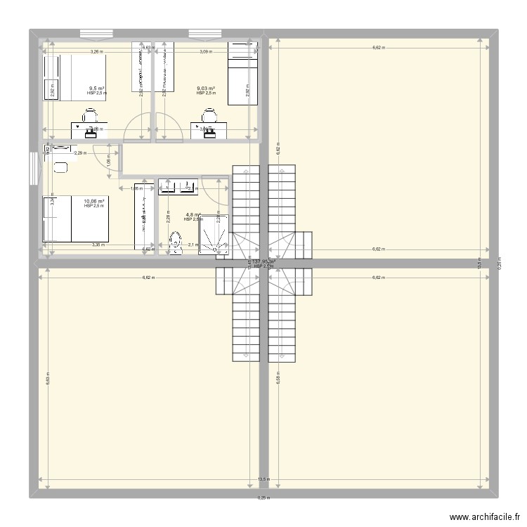 meyreuil1. Plan de 5 pièces et 209 m2